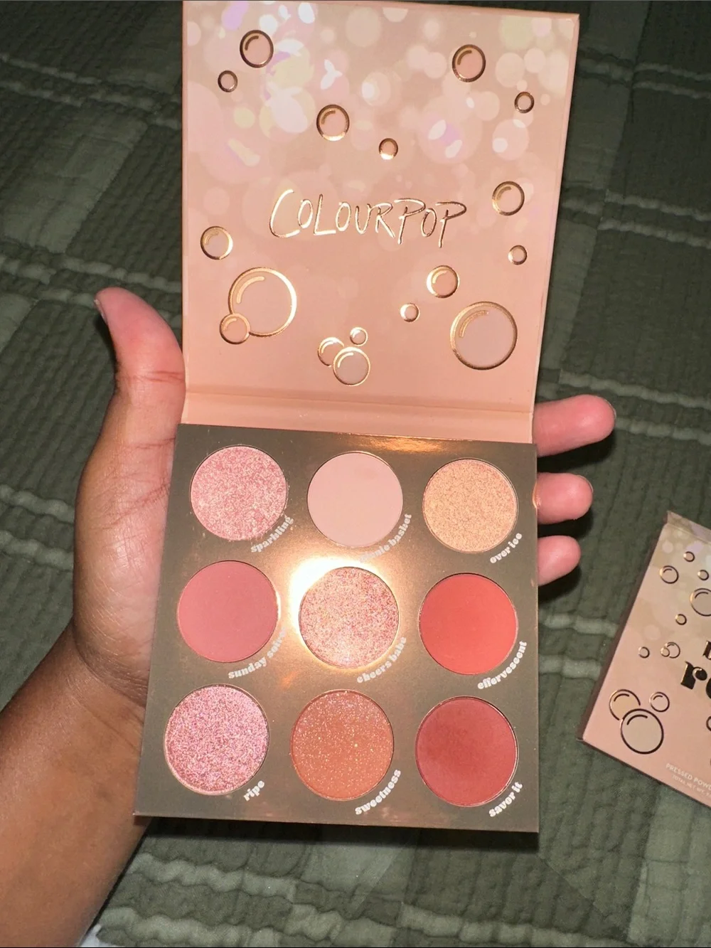 ColourPop By The Rosé Eyeshadow Palette — rose, mauve, bronze, pink